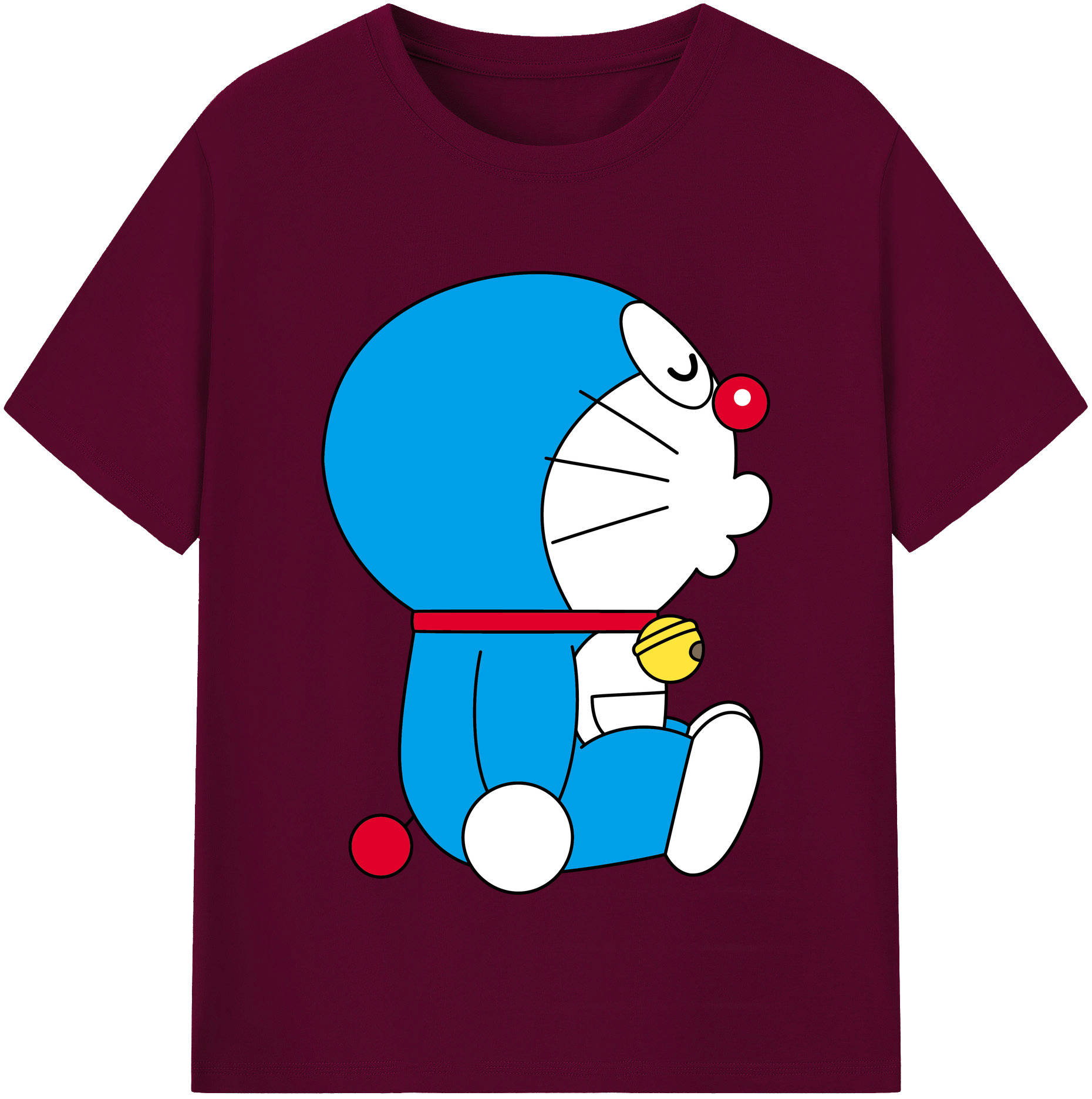 （画像用） ドラえもん Doraemon レディースカジュアルプリントTシャツ（綿100％）